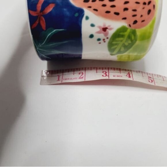 Hand Painted Cheetah Safari Colorful Eclectic Maximalist Coffee Mug - Picture 11 of 11